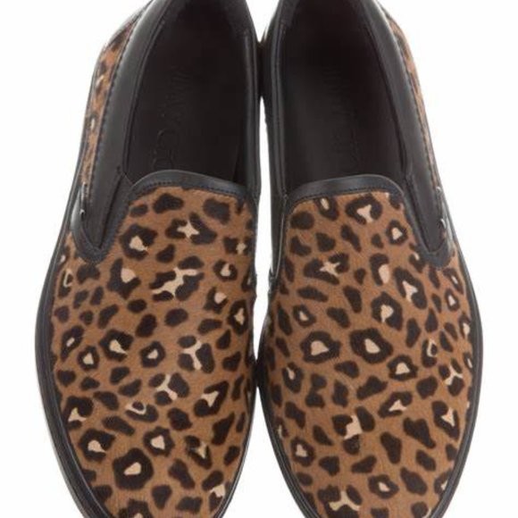 Jimmy Choo Leopard Print Fur Grove Slip-On Sneakers- EU42 US9 and EU43.5 US10.5 - Picture 10 of 10